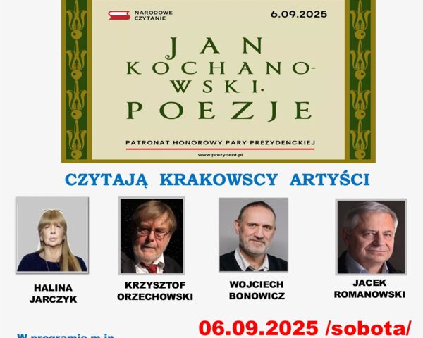 Zapraszamy do Alwerni na wyjątkowe wydarzenie: Narodowe czytanie.