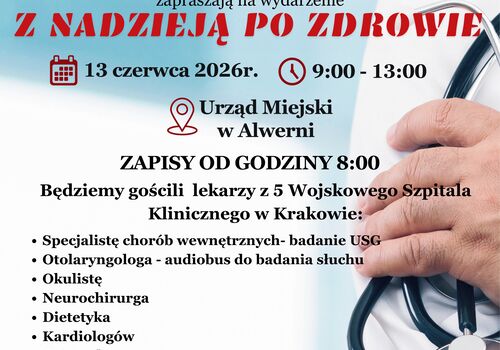 Z nadzieją po zdrowie, czyli Biała Sobota w urzędzie w Alwerni. Zapraszamy.