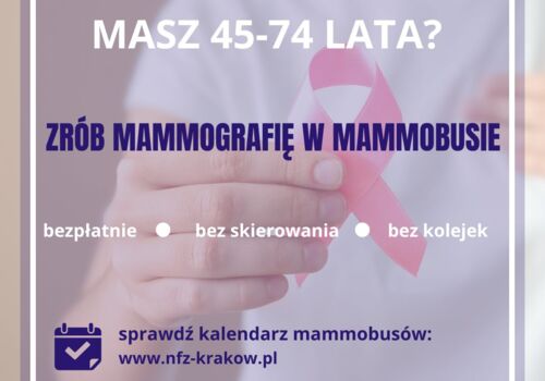 Zbadaj się w programie profilaktyki raka piersi