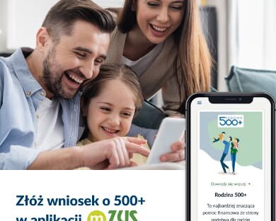 Od 1 lutego 2023 r. ZUS rozpoczął przyjmowanie wniosków o świadczenie wychowawcze 500  na nowy okres świadczeniowy