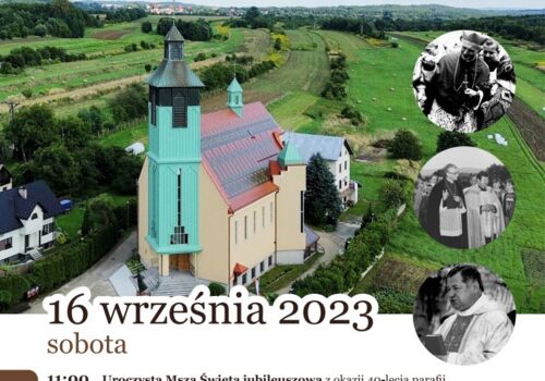 Jubileusz 40-lecia parafii w Kwaczale