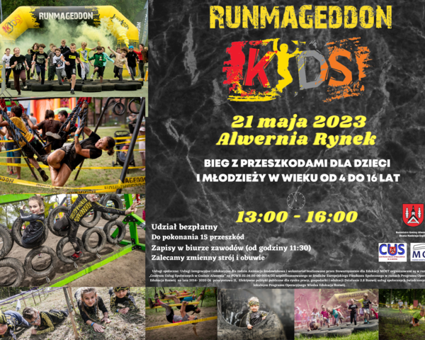 Zapraszamy na Runmageddon Kids do Alwerni